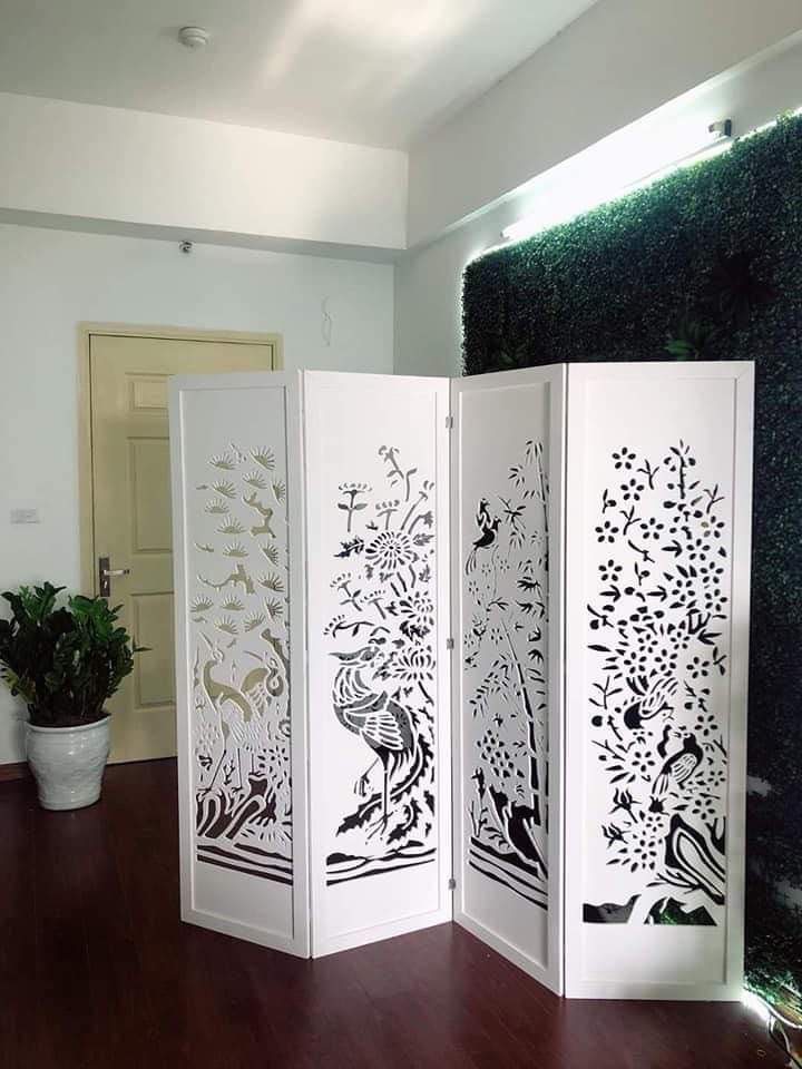 Kệ Vách Gỗ Công Nghiệp Mẫu 04 Hải Phòng.